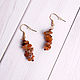 Copy of Copy of Copy of Copy of Copy of Beaded Earrings SDE1450740. Earrings. Kroshka Bizhu. Интернет-магазин Ярмарка Мастеров.  Фото №2