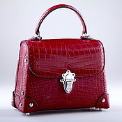 Сумки и аксессуары handmade. Livemaster - original item Women`s bag made of genuine Siamese crocodile leather IMA0607VH4. Handmade.