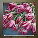 Order Painting 'Tulips' oil on canvas 60h60cm. vestnikova. Livemaster. . Pictures Фото №3