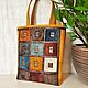 Shopper Hundertwasser's house, women's large bright bag, 252. Shopper. a-vesta. Online shopping on My Livemaster.  Фото №2