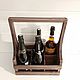 Order Box for 6 bottles of wine in walnut color. Color Wood. Livemaster. . Crates Фото №3