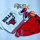 Knitted tracksuit 'Chicago Bulls'. Baby Clothing Sets. Yulia Reznitskaya. My Livemaster. Фото №6