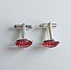 Order Cufflinks are silver plated, Keep Calm. Linda (LKdesign). Livemaster. . Cuff Links Фото №3
