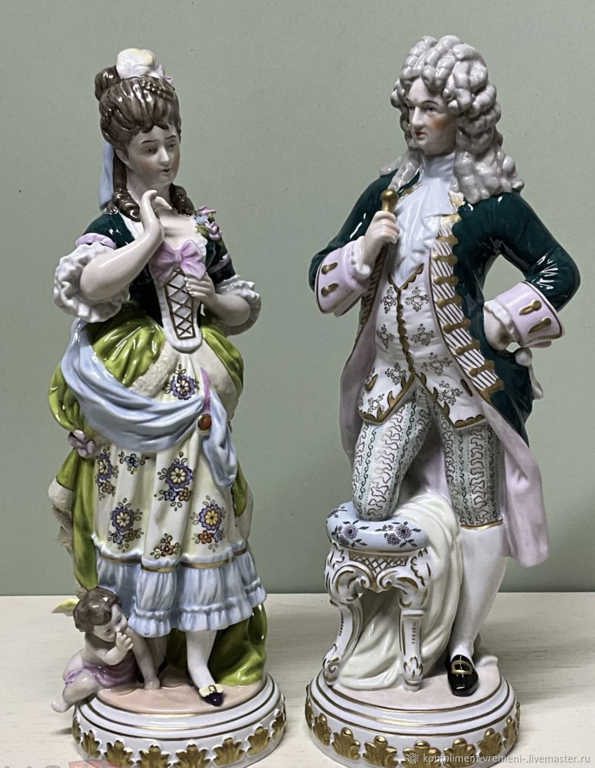 Высокие парные статуэтки. Германия в интернет-магазине Ярмарка Мастеров ...