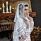 Заказать Неспадающий  платок в храм православный ниспадающий Наталья. OLGA VLADIMIROVA. Ярмарка Мастеров. . Платки Фото №3