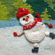sweater Funny snowmen women's knit bow Famil. Sweaters. Evgenia ManKi. Online shopping on My Livemaster.  Фото №2