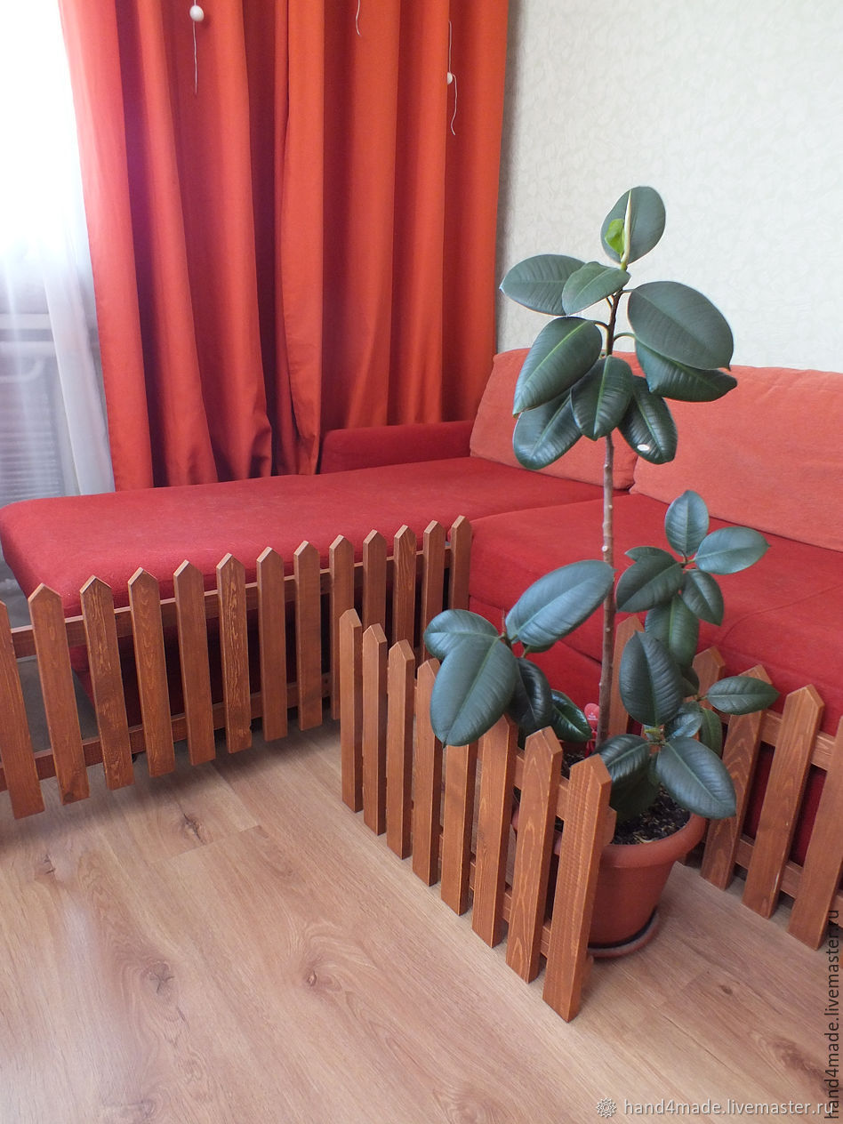 Ограждения и заборчики: Деревянный заборчик. Декоративное ограждение в ...