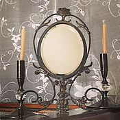 Винтаж handmade. Livemaster - original item Through the looking glass. Boudoir French Mirror of the 1840s. Handmade.
