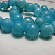 blue chalcedony 10 mm. Minerals. Elena (luxury-fittings). My Livemaster. Фото №6