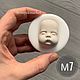 Order Mold M7 (form for making the face). homyakmarket (homyakmarket). Livemaster. . Blanks for dolls and toys Фото №3