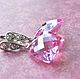 Silver earrings Blooming peony pink earrings pink Topaz. Earrings. Designer jewelry by Anastasia (NASTYAGP). Online shopping on My Livemaster.  Фото №2