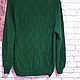 Order  sweater 'Emerald' from Italian merino. теплая сказка. Livemaster. . Sweaters Фото №3
