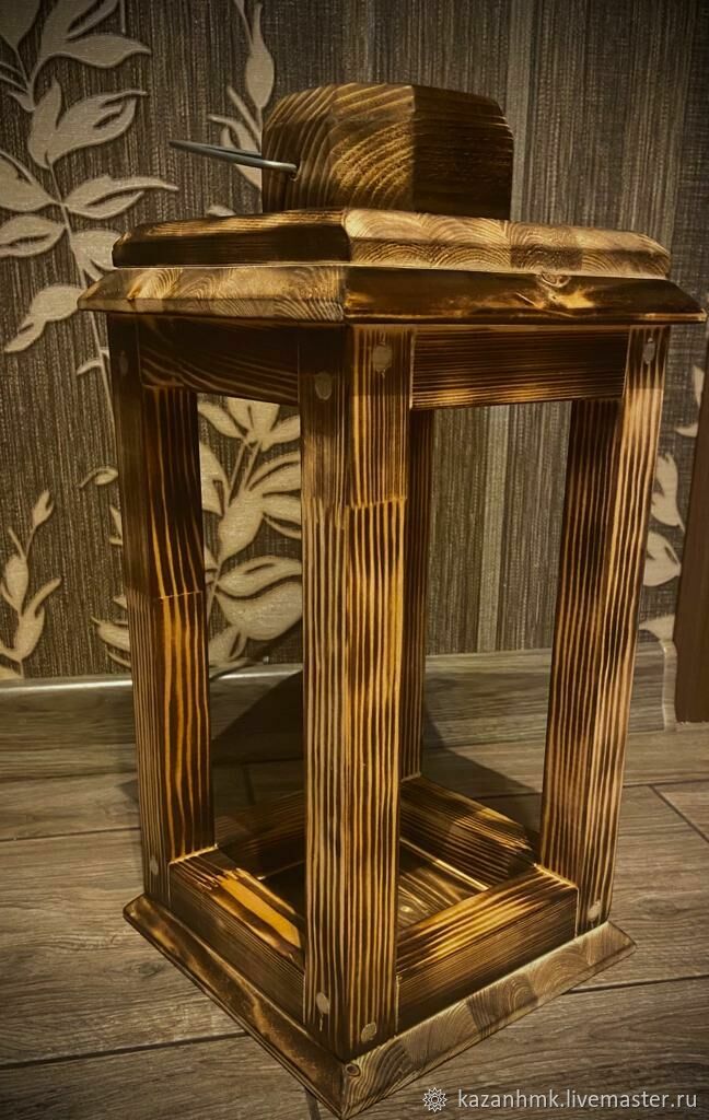 Фонарь деревянный в интернет-магазине Ярмарка Мастеров по цене 2000 ...