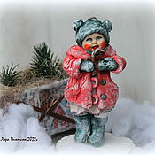Куклы и игрушки handmade. Livemaster - original item Cotton Christmas tree toy Lenochka(Sold). Handmade.