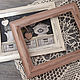 Photo frame Shabby-vintage.Dusty rose, smoky blue,milky white, Photo frames, Moscow,  Фото №1