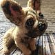French bulldog. Felted Toy. strand of wool. Online shopping on My Livemaster.  Фото №2
