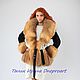Jacket avtoledi "Pretty woman"with fur of Fox, Outerwear Jackets, Bryansk,  Фото №1