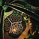 Night light 'Mandala Black flower' made of wood led. Nightlights. Tesso Art:  Svetilniki i interer. My Livemaster. Фото №4