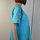 Felted blouse, tunic made of Merino wool and silk. Tunics. Charmante Tutenafelt (crealanafr). My Livemaster. Фото №6