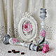 Candle holder great shabby chic ' Pink dream'. Candlesticks. painting and decoupage from Marina (sovaj). Online shopping on My Livemaster.  Фото №2