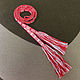 Arkhangelsk red belt woven on the plates, Ware in the Russian style, Sestroretsk,  Фото №1