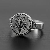 Серебряное кольцо по мотивам игры Assasins Creed