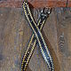 Leather belt with rivets. Straps. crecca. My Livemaster. Фото №4