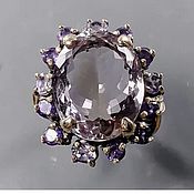 Украшения handmade. Livemaster - original item Ring with amethyst carat 23. Handmade.