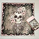 Altar set-GOTHIC, VINTAGE, table cloth and pouch. Ritual attributes. Амулеты Талисманы Алтари от Татьяны Аллюровой. 
Товары для практиков.. My Livemaster. Фото №4