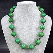 Работы для детей, handmade. Livemaster - original item Large necklace/necklace made of natural turquoise. Handmade.