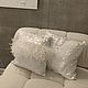 Decorative pillows with sequins white 2 pieces. Pillow. hellorussia.design. My Livemaster. Фото №4