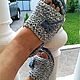 Slippers knitted 35-36P. Slippers. irina-sag. My Livemaster. Фото №4