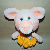 Куклы и игрушки handmade. Livemaster - original item Pig 34 cm soft toy made of felt. Handmade.