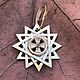 Star Artgame bilateral (gold plated on silver). Amulet. DIAKIROSA. Online shopping on My Livemaster.  Фото №2