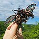 Брошь жук Венецианский : топазы, флюориты,  ювелирная вы. Брошь-булавка. Гиперборея Арт. Ярмарка Мастеров.  Фото №8
