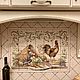 Tiles and tiles: Painted tiles Apron for kitchen ' Country', Tile, Kazan,  Фото №1
