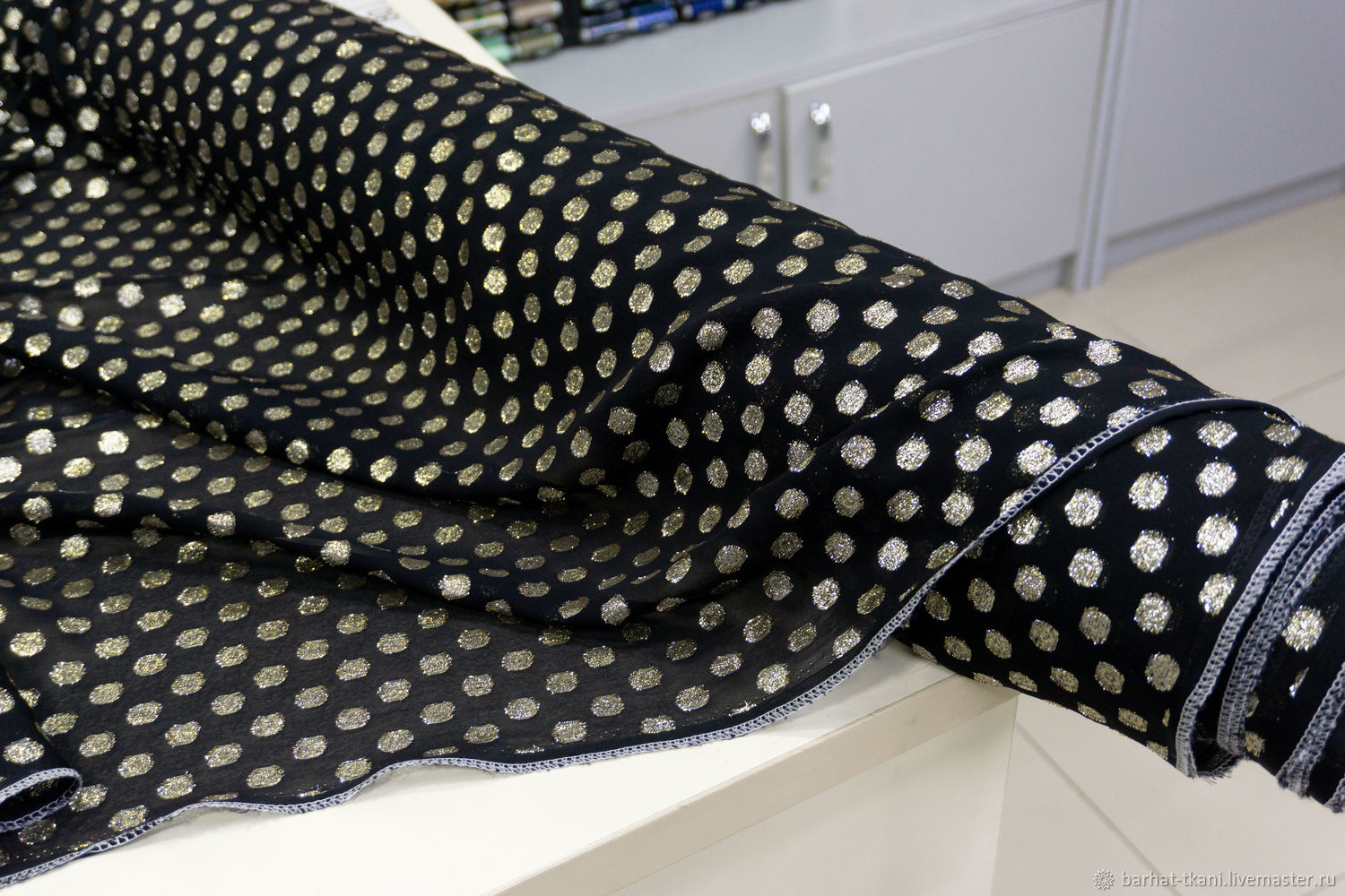 Шифон MM вискоза с люрексом купить в интернет-магазине Ярмарка Мастеров ...