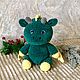 Вязаный плюшевый дракон. Мягкие игрушки. Светлана Максимова(maxi_knit). Интернет-магазин Ярмарка Мастеров.  Фото №2