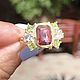 Ring with red Tourmaline. Rings. serebro-i-kamni-1. Online shopping on My Livemaster.  Фото №2