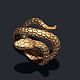 Кольцо «Змея» из серебра с позолотой. Кольца. Mihail-yuvelir2. Ярмарка Мастеров.  Фото №4