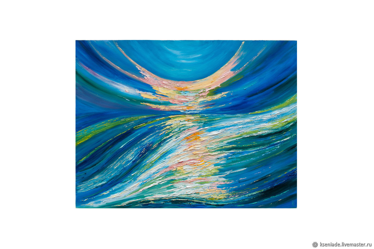 Картина Море - Морской пейзаж маслом на холсте купить в интернет ...