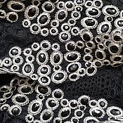 Материалы для творчества handmade. Livemaster - original item Embroidered braid with stones. Patricia. Handmade.