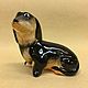 Dachshund smooth-haired porcelain figurine. Figurines. Veselyj farfor. My Livemaster. Фото №5