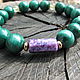 Bracelet with malachite, citrine, charoite 'earth Enchantment'. Bead bracelet. Beautiful gifts for the good people (Alura-lights). My Livemaster. Фото №5