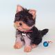 baby Yorkshire Terrier'mouse'. Key chain. Anna Petinati- Live toys handmade. Online shopping on My Livemaster.  Фото №2