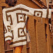 Одежда handmade. Livemaster - original item cardigans: Crocheted cardigan, knitted coat 
