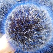 Материалы для творчества handmade. Livemaster - original item POM-poms: Arctic Fox Snow-Top blue. Handmade.