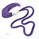 BlackBerry jam - purple with pendant with brush. Necklace. Altania, beaded jewelry. Online shopping on My Livemaster.  Фото №2