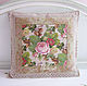 Embroidered pillow in the English style, Pillow, Novosibirsk,  Фото №1