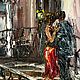 Painting with lovers on the bridge. Venice oil painting. Pictures. Zabaikalie. Online shopping on My Livemaster.  Фото №2